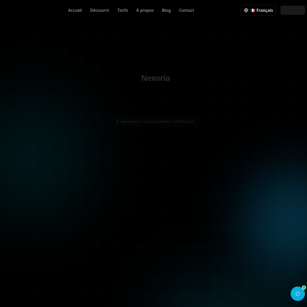 Nexoria : Marketplace mise en relation créatrices & managers