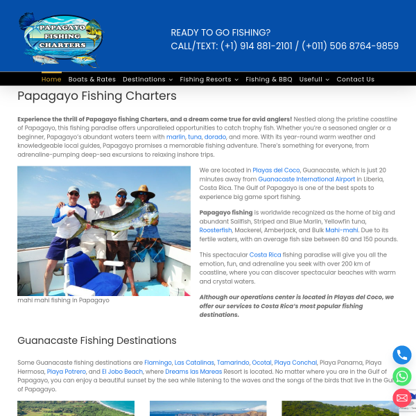 Read more about: Fishing charters in guanacaste Costa Rica