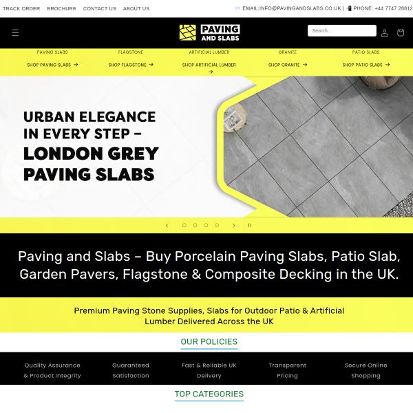 Paving and Slabs Ltd: Paving Slabs, Patio Slabs, Paver Slabs, and Flagstones