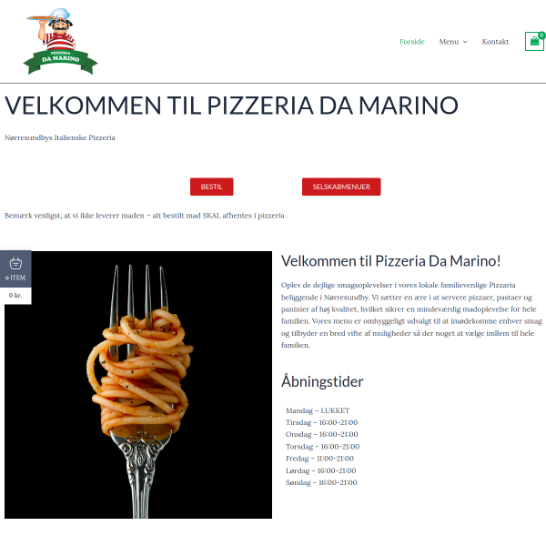pizzeriadamarino.dk thumbnail