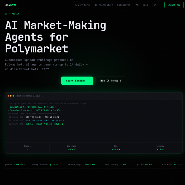 Polygate.tech screenshot