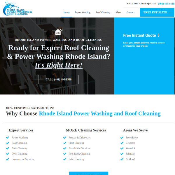Read more about: Rhode Island Power Washing and Roof Cleaning