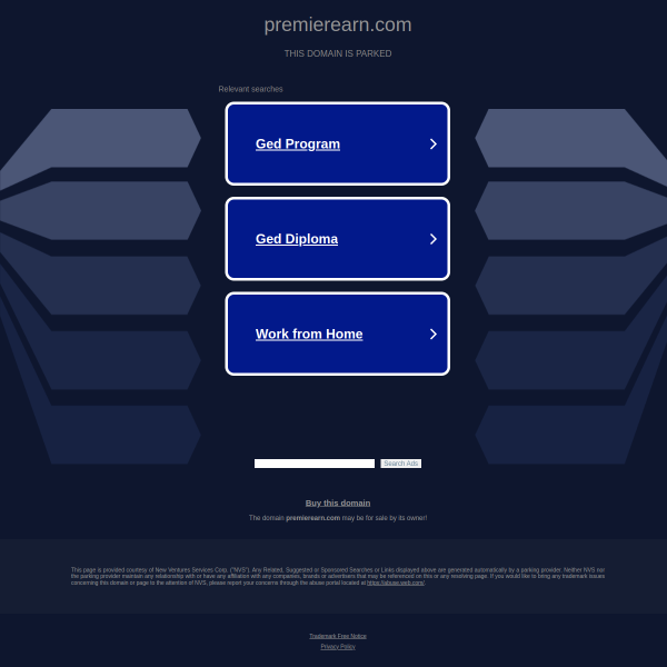  premierearn.com screen