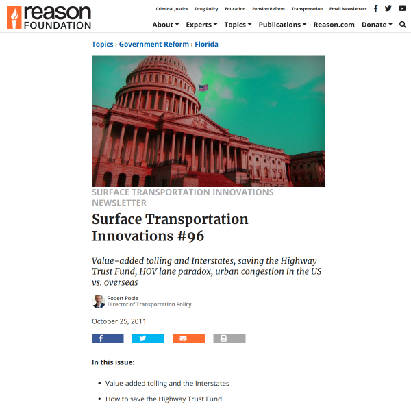 Surface Transportation Innovations #96