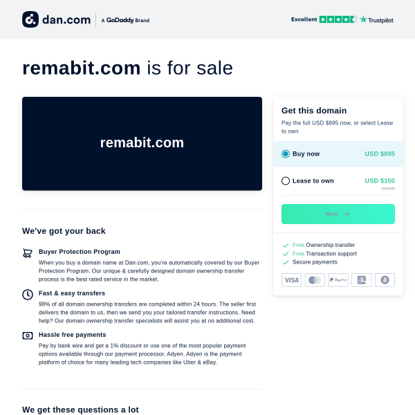  remabit.com screen