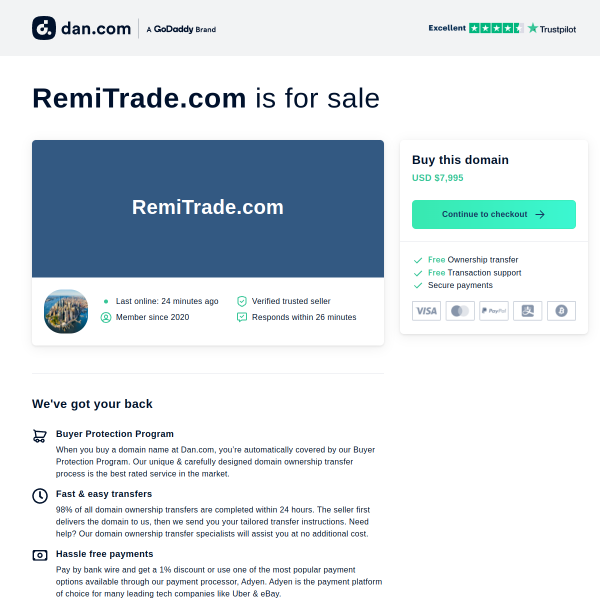  remitrade.com screen