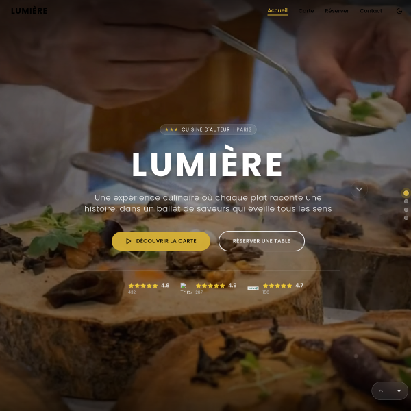 RestoStillinov — Application web restaurant commandes & réservations