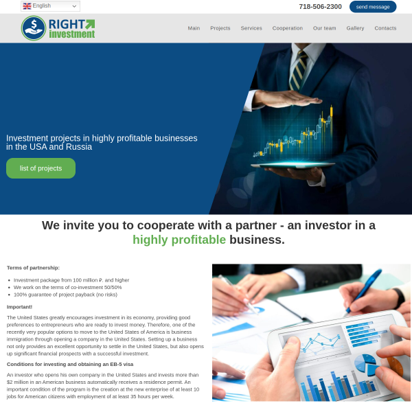  right-investment.com screen