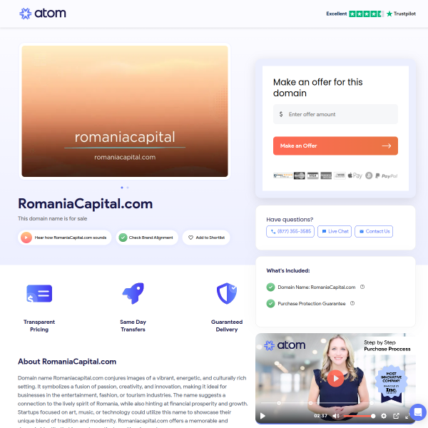  romaniacapital.com screen