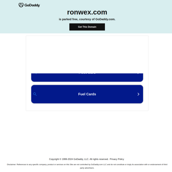  ronwex.com screen