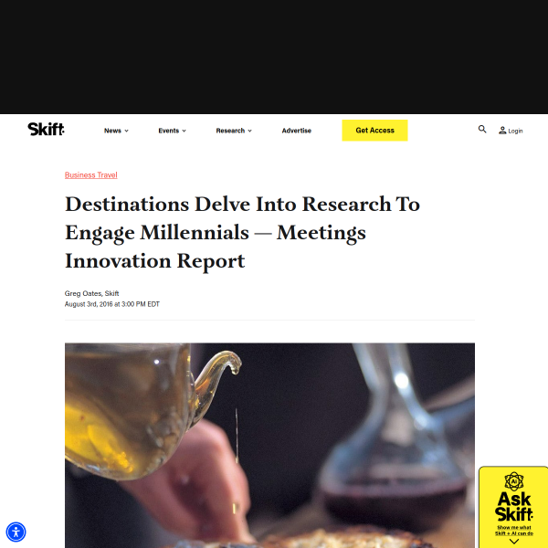 Destinations Delve Into Research To Engage Millennials — Meetings Innovation Report