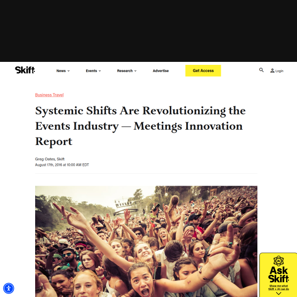 Systemic Shifts Are Revolutionizing the Events Industry — Meetings Innovation Report