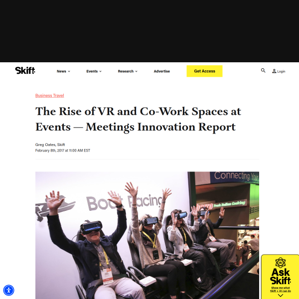 The Rise of VR and Co-Work Spaces at Events — Meetings Innovation Report