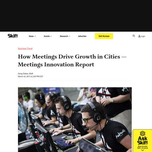 How Meetings Drive Growth in Cities — Meetings Innovation Report