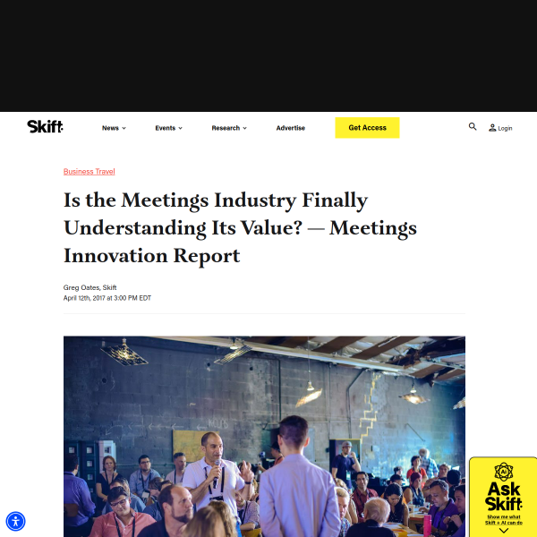 Is the Meetings Industry Finally Understanding Its Value? — Meetings Innovation Report