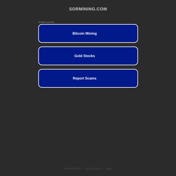  sormining.com screen
