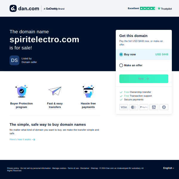  spiritelectro.com screen
