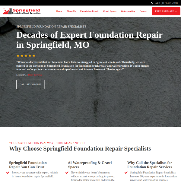 Read more about: Foundation Repair Companies Springfield MO