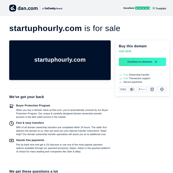  startuphourly.com screen