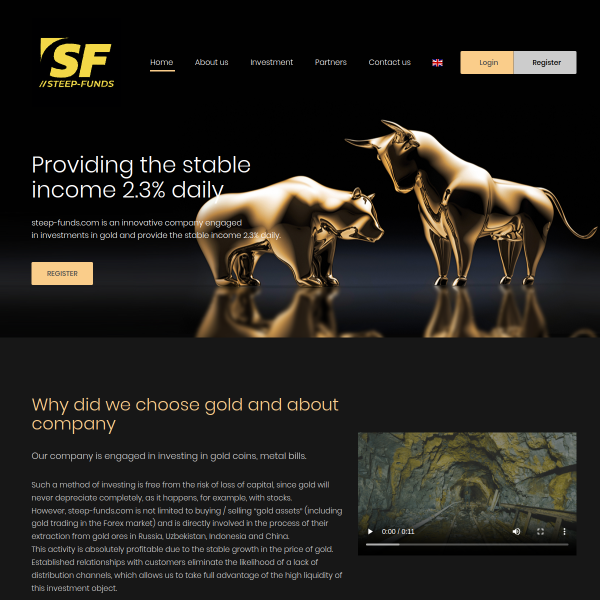  steep-funds.com screen