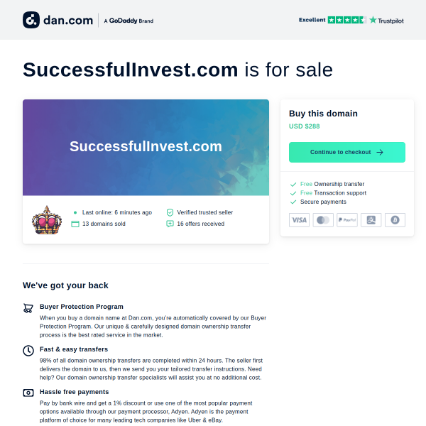  successfulinvest.com screen