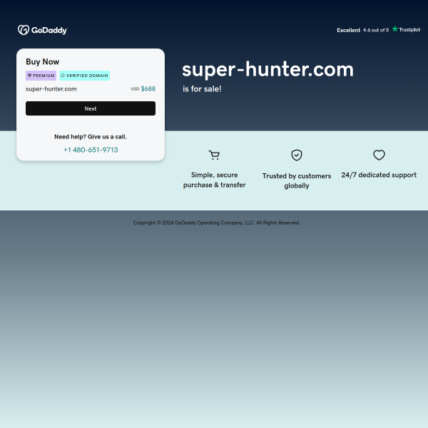  super-hunter.com screen