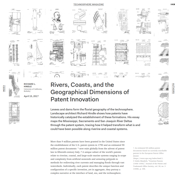 Technosphere Magazine: Rivers, Coasts, and the Geographical Dimensions of Patent Innovation