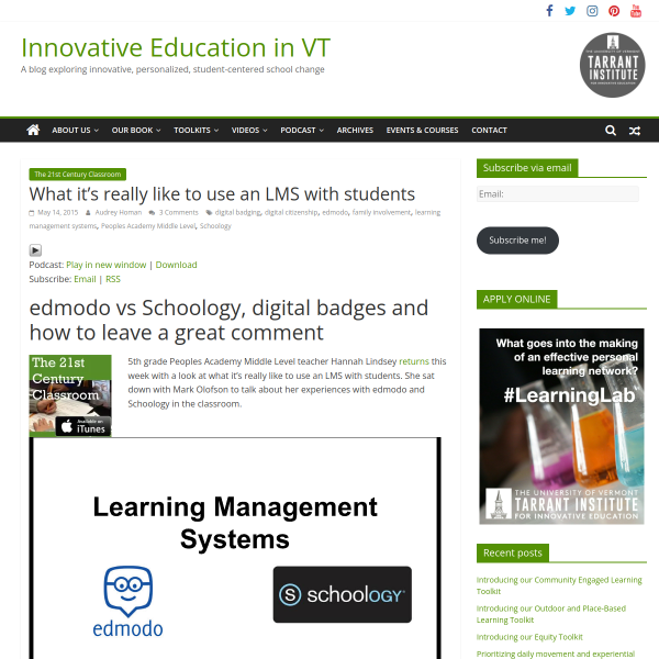 What it's really like to use an LMS with students - Innovation: Education