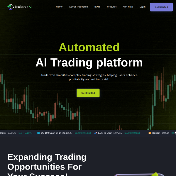  tradecronai.com screen