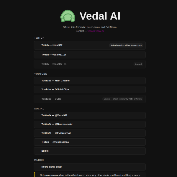 vedal.ai thumbnail