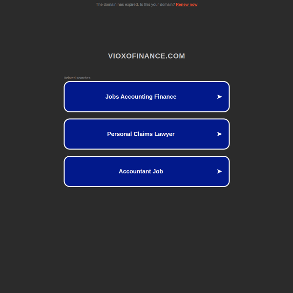  vioxofinance.com screen