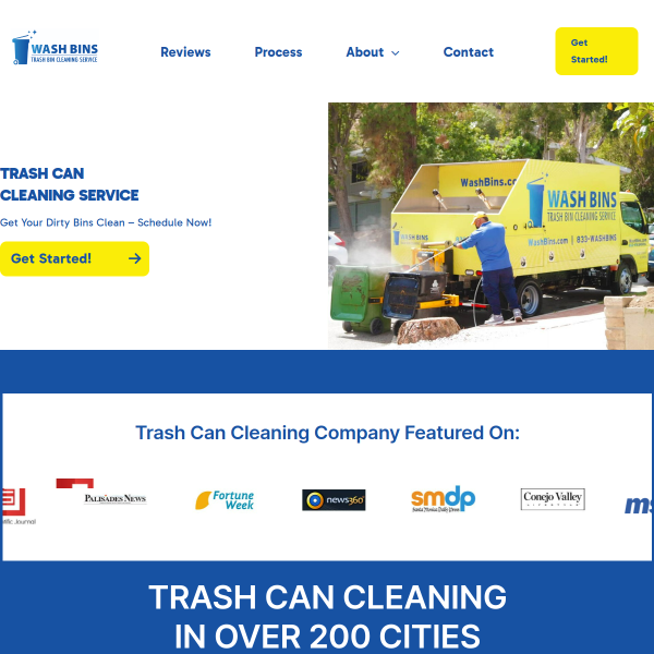 Read more about: WASH BINS Trash Can Cleaning Service
