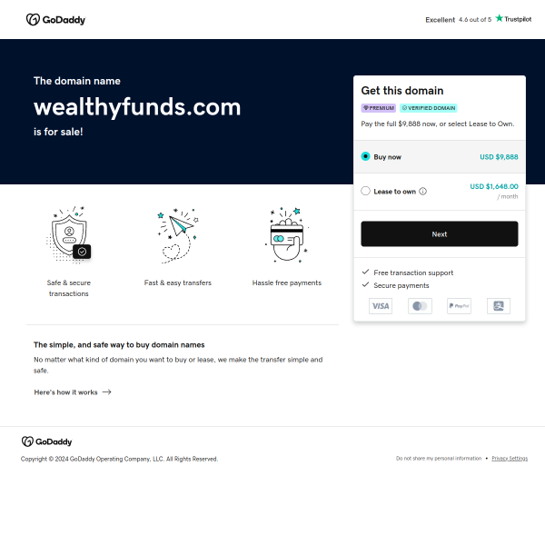  wealthyfunds.com screen