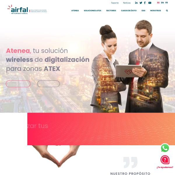 Vista mini Web: https://www.airfal.com