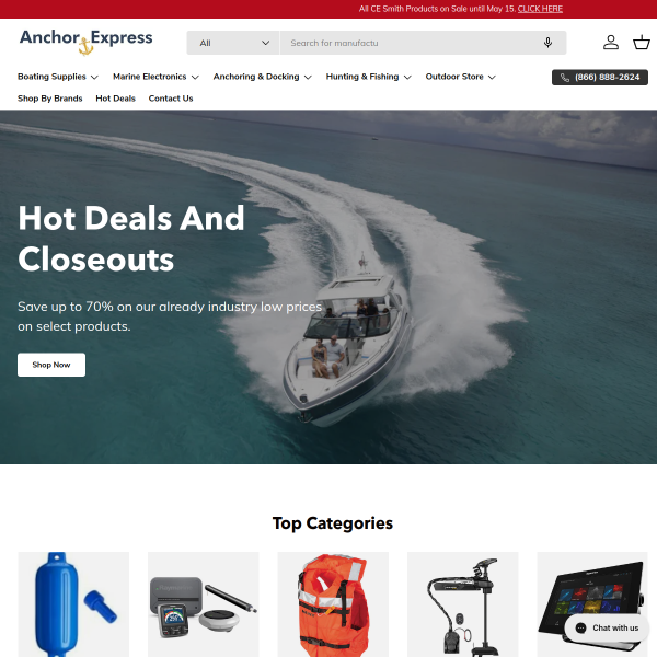 Read more about: Marine Electronics and Boating Supplies for Less