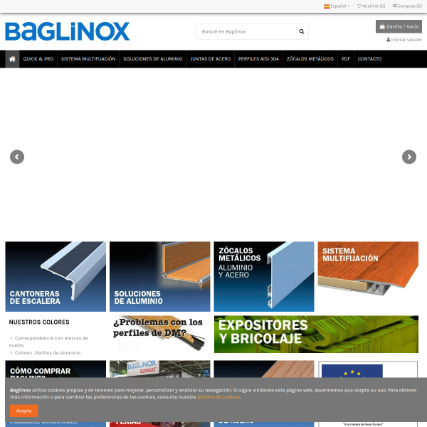 Vista mini Web: https://www.baglinox.com