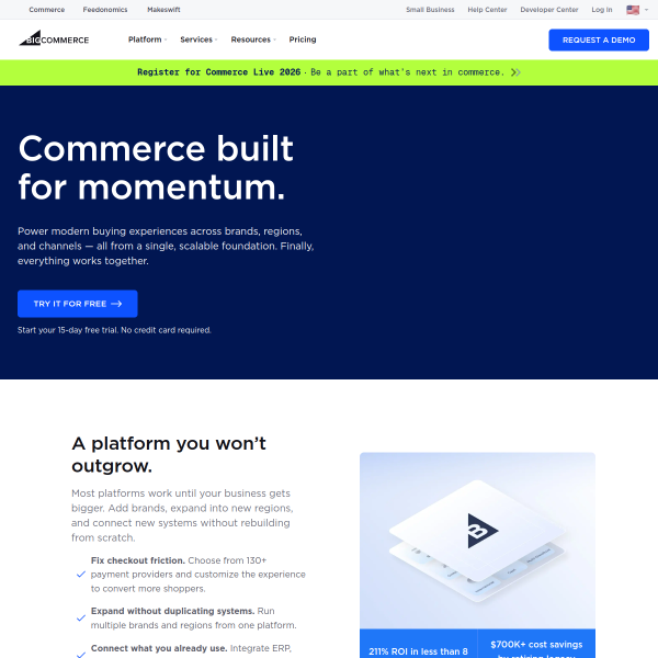 BigCommerce screenshot 1