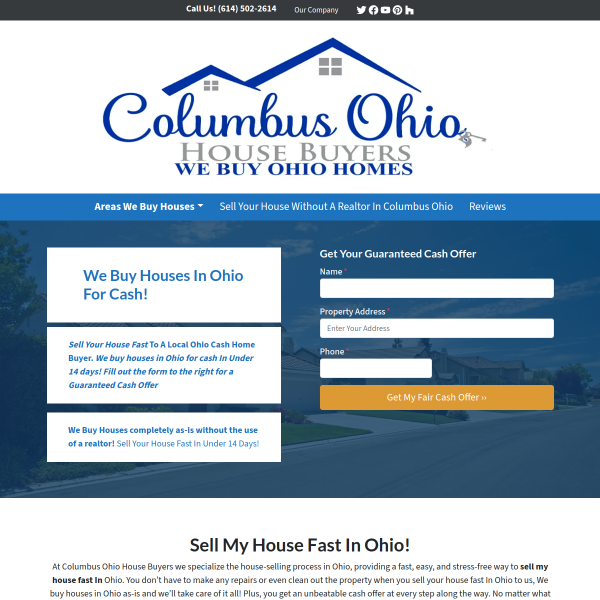 We buy houses in Columbus Ohio