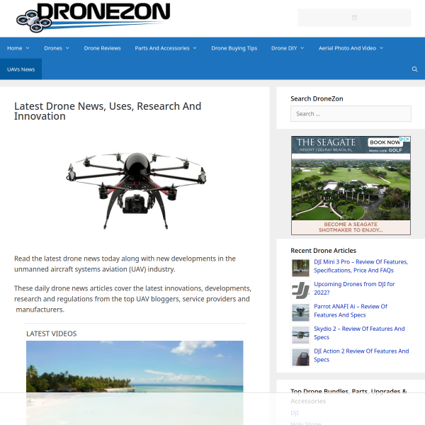 Latest Drone News, Uses, Research And Innovation