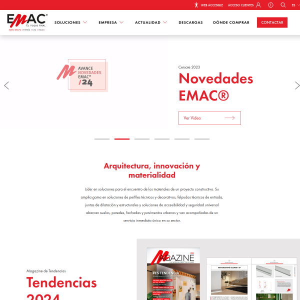 Vista mini Web: https://www.emac.es