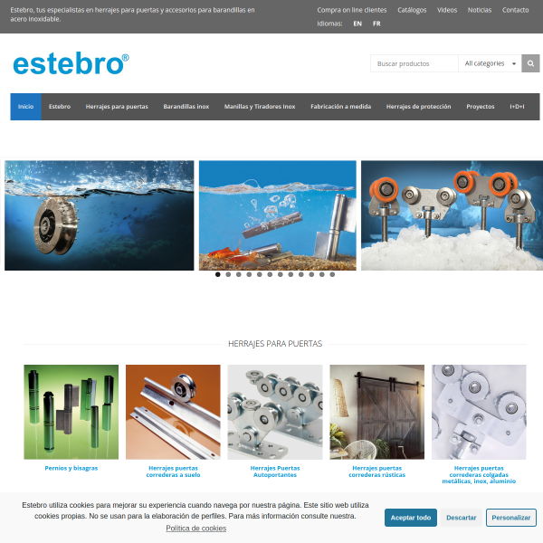 Vista mini Web: https://www.estebro.es