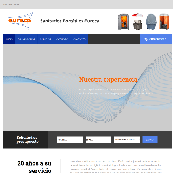 Vista mini Web: https://www.eureca.es
