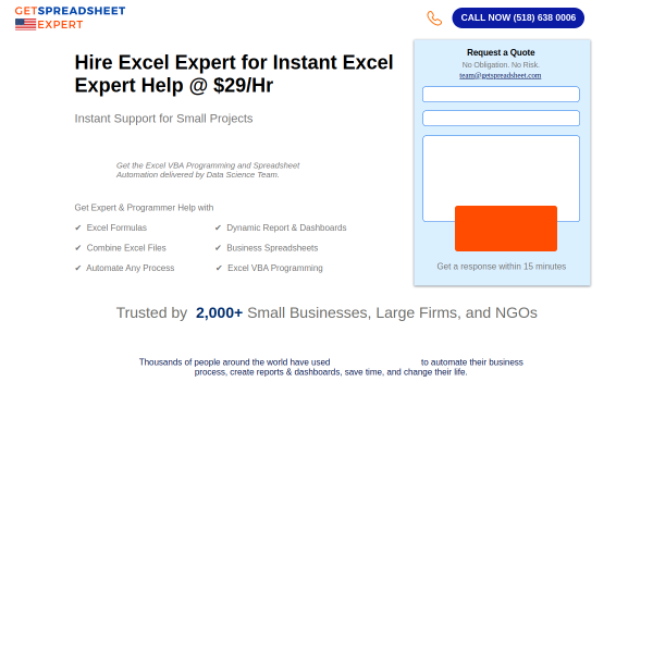 Read more about: Excel Expert Help