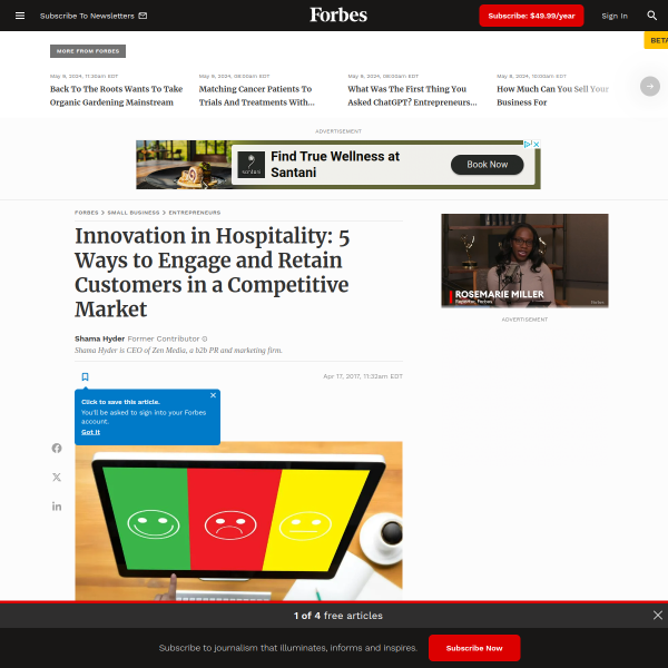 Innovation in Hospitality: 5 Ways to Engage and Retain Customers in a Competitive Market