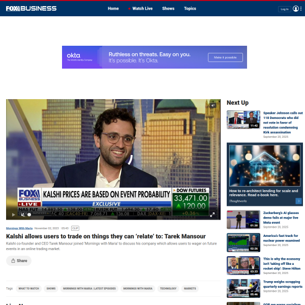 Fox Business video illustration