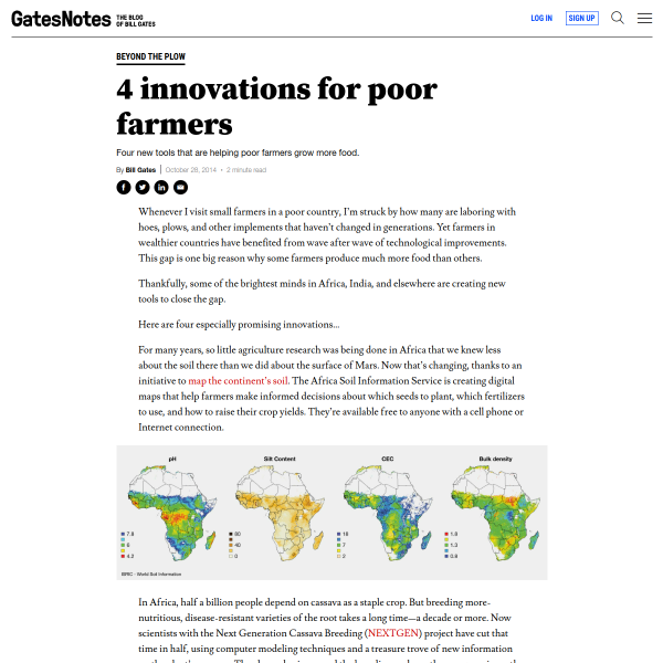 4 Innovations For Poor Farmers