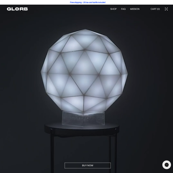 Glorb.me e-commerce homepage