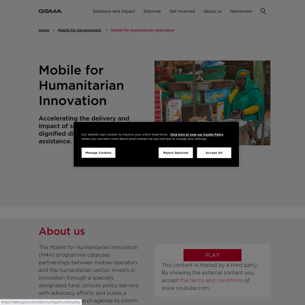 Mobile for Development - Mobile for Humanitarian Innovation