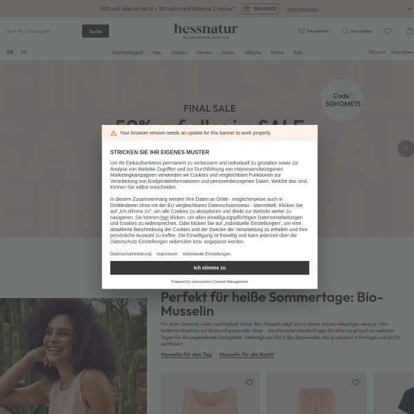 Hessnatur DE shop preview