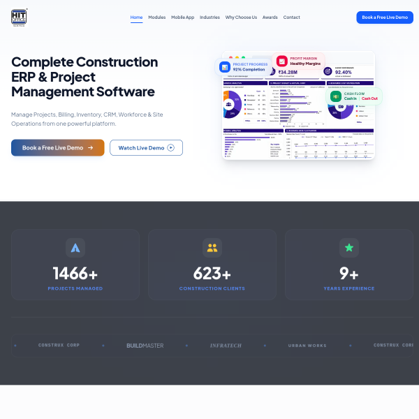 Hitoffice Construction ERP